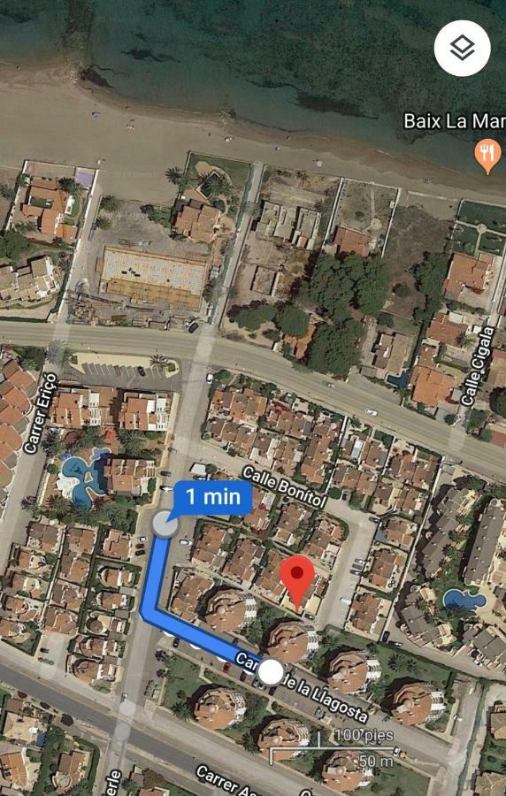 Estudio Con Piscina, Playa Y Wifi Denia Eksteriør bilde